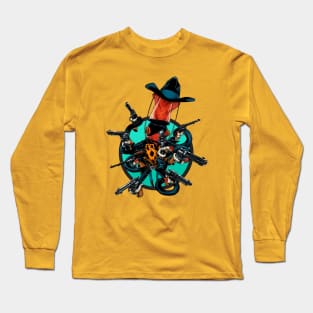 The Eight-Gun Squid Long Sleeve T-Shirt